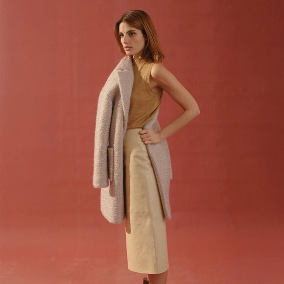 Maryam Nassir Zadeh Sonia Coat in Lavender - sz Small - Picture 4 of 12